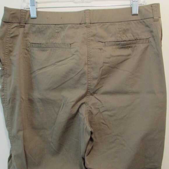 Chico's Olive Green Cotton/Nylon Pants Size 2P (Size 12 petite) - Picture 9 of 15